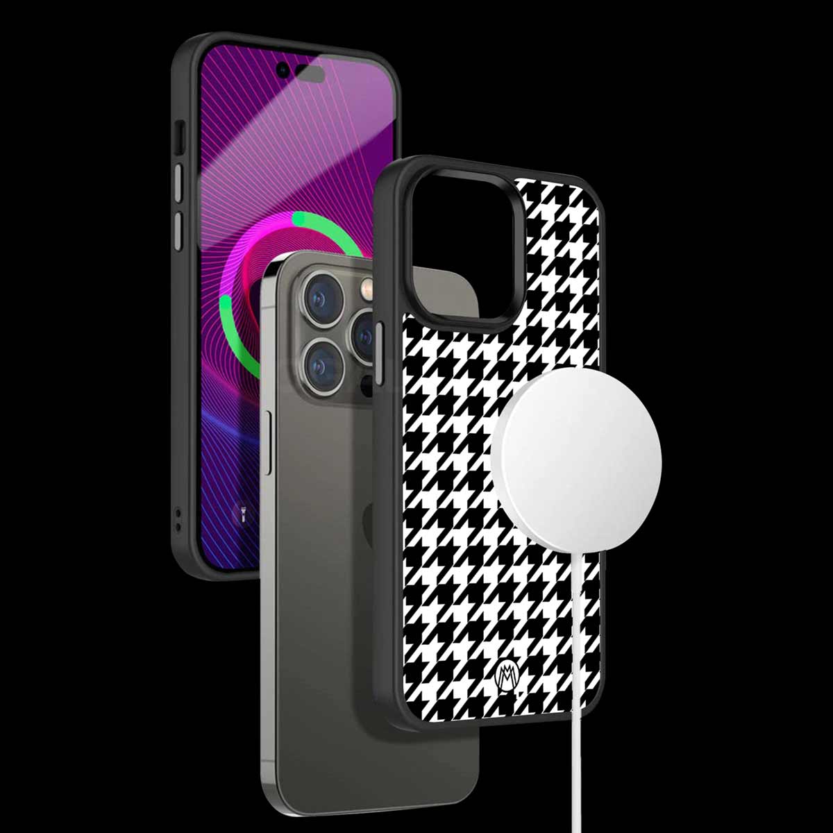 Houndstooth Classic Phone Cover | MagSafe Case