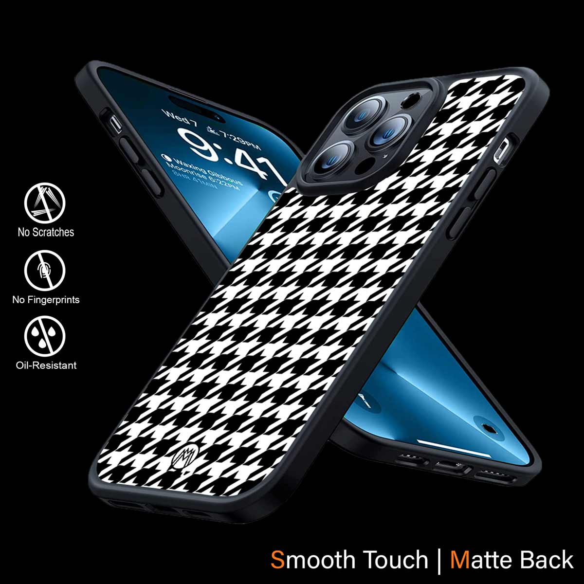 Houndstooth Classic Phone Cover | MagSafe Case