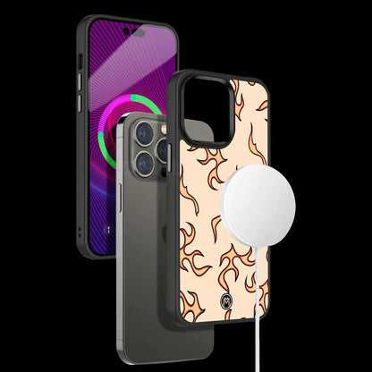 Lil Flames On Light Phone Cover | MagSafe Case