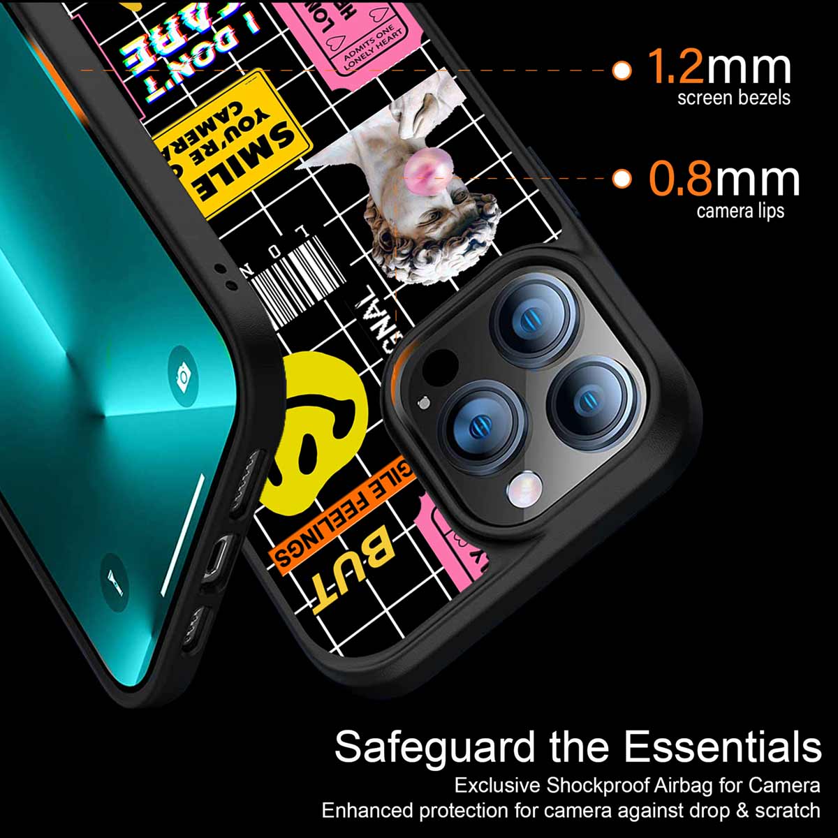 Lonely Hearts Club Black Phone Cover | MagSafe Case