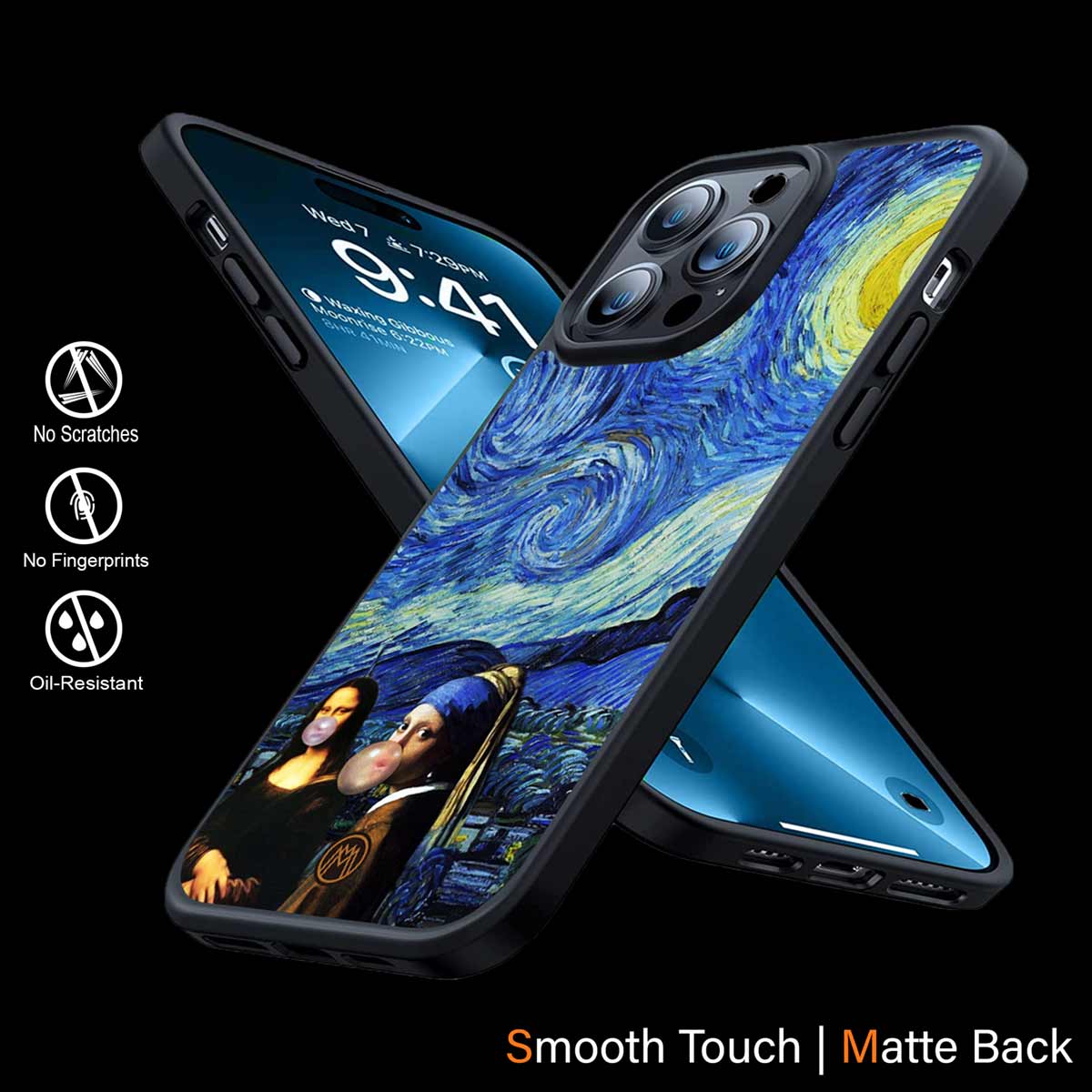 Mona Lisa Starry Night Phone Cover | MagSafe Case