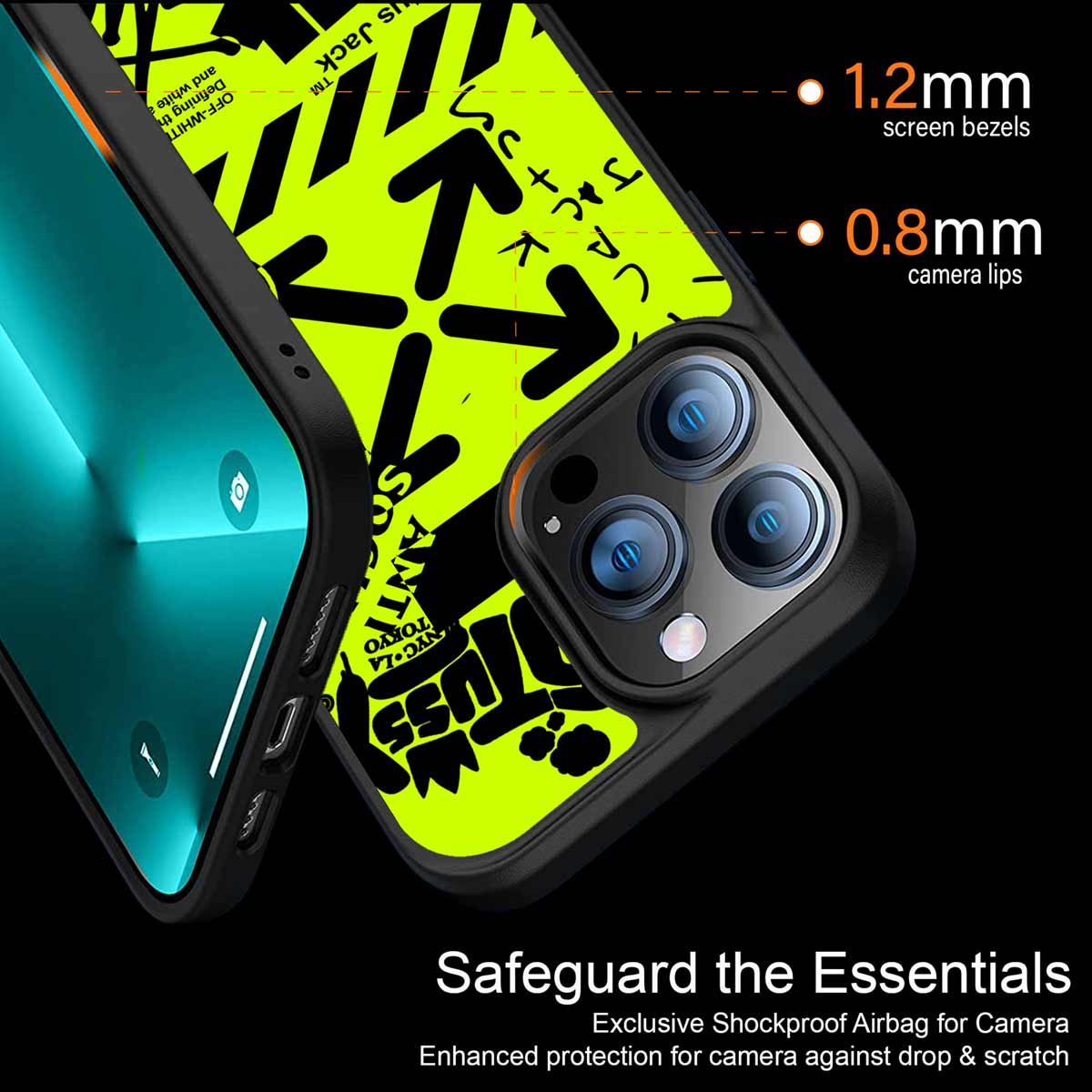 Neon Travis Scott X Anti Social Social Club Phone Cover | MagSafe Case