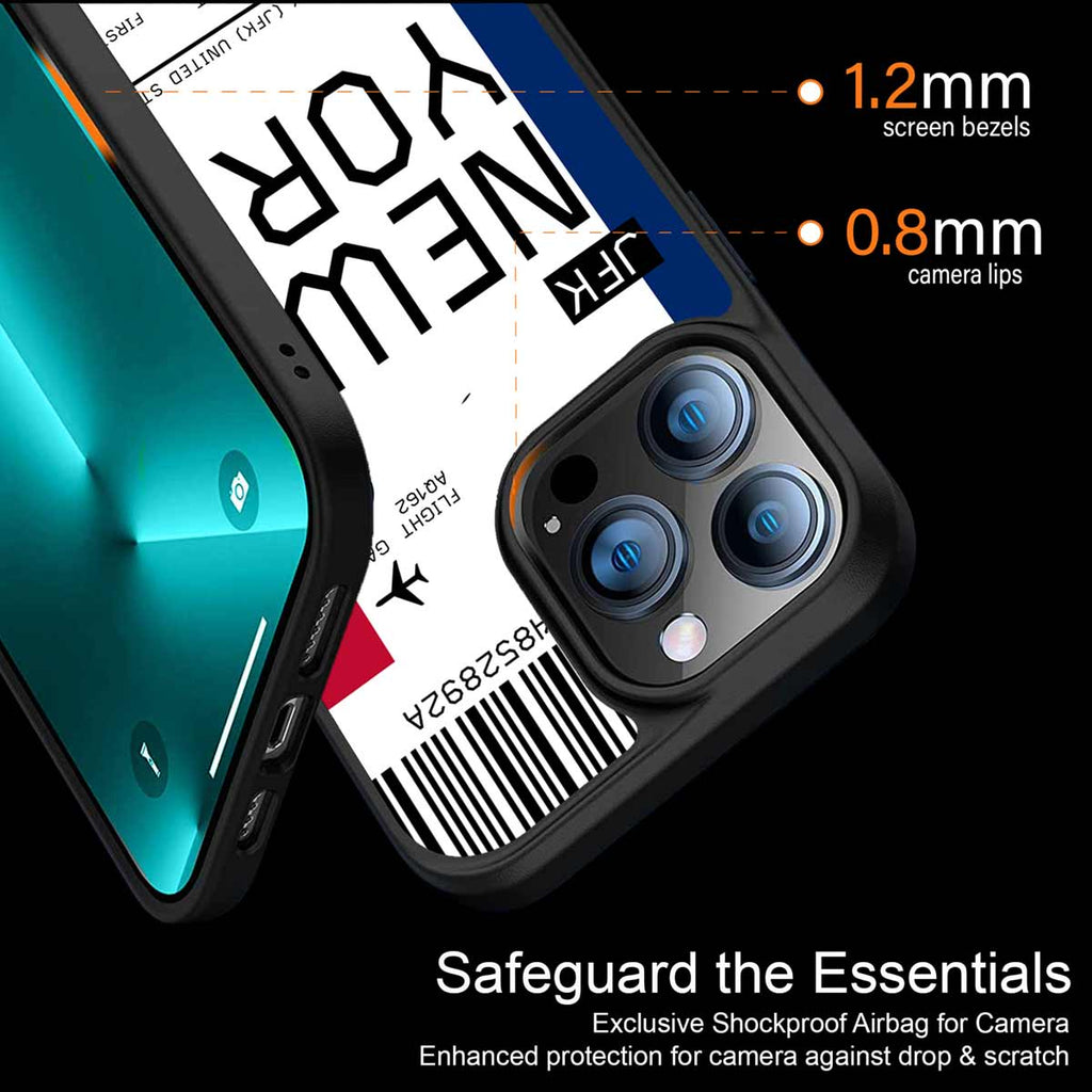 New York Boarding Pass Phone Cover | MagSafe Case