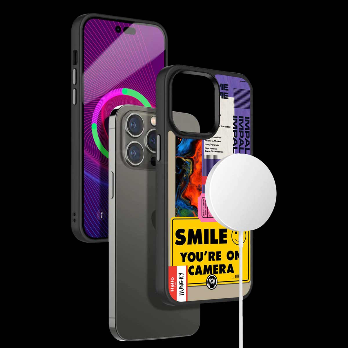 Nostalgic Stickers Phone Cover | MagSafe Case