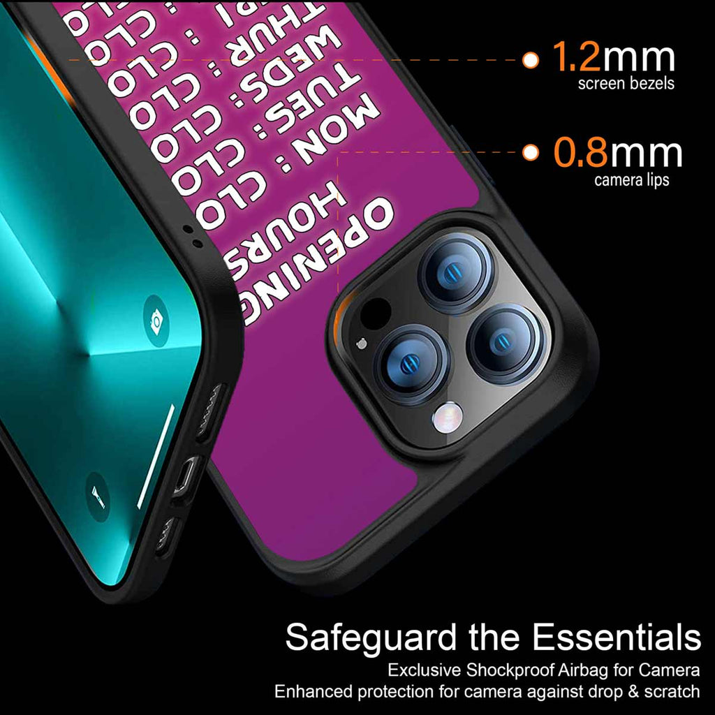 Opening Hours Pink Edition Phone Cover | MagSafe Case
