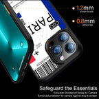 Paris Boarding Pass Ticket Phone Cover | MagSafe Case