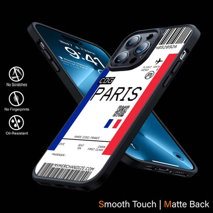 Paris Boarding Pass Ticket Phone Cover | MagSafe Case