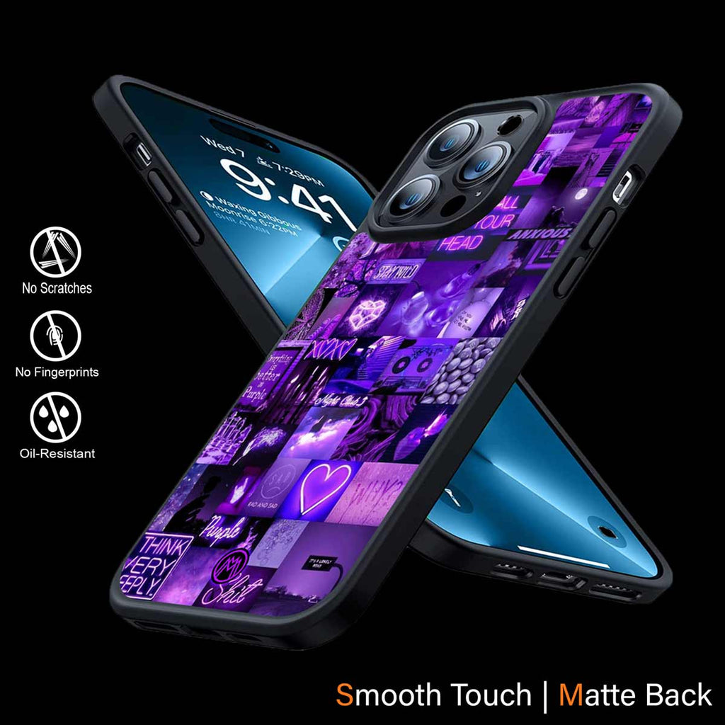 Purple Collage Aesthetic Phone Cover | MagSafe Case