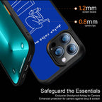 Sick Skateboarder Blue Doodle Phone Cover | MagSafe Case