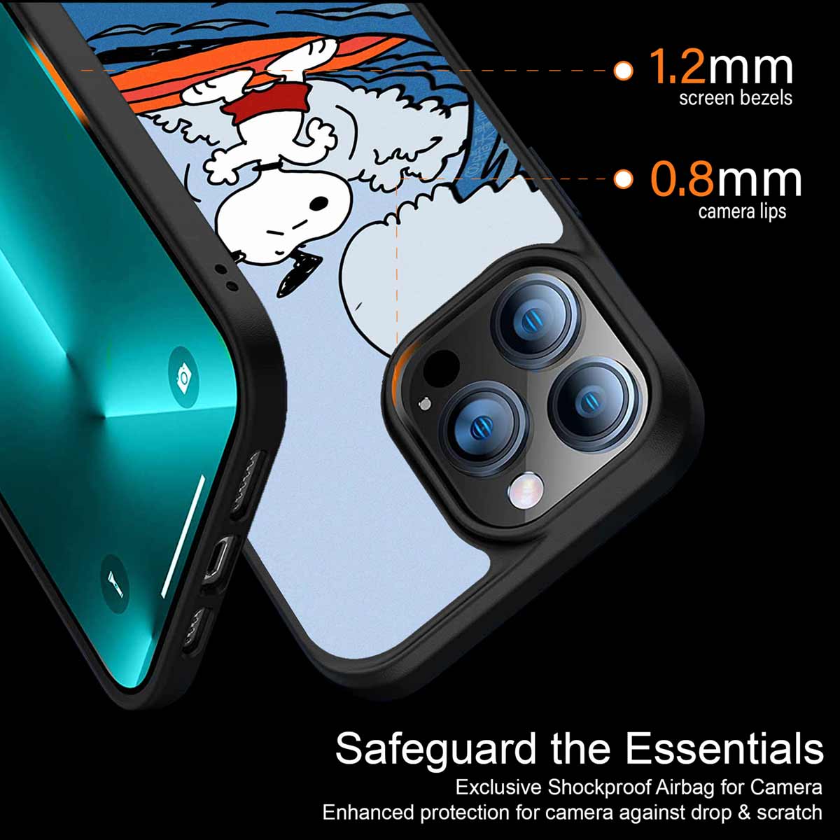 Snoopy Surfing Phone Cover | MagSafe Case