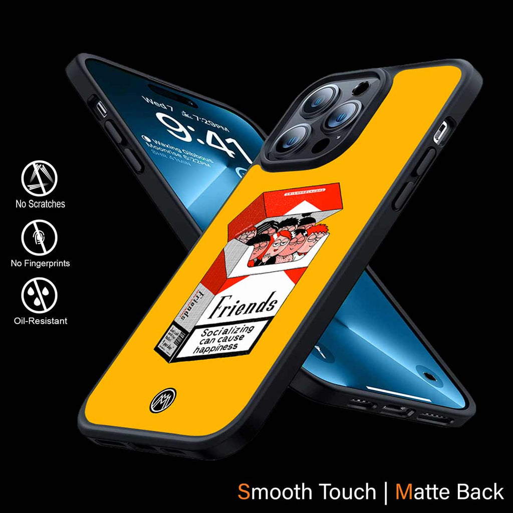 Socializing Can Cause Happiness Phone Cover | MagSafe Case