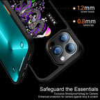 Tokyo Japan Purple Dragon Black Phone Cover | MagSafe Case