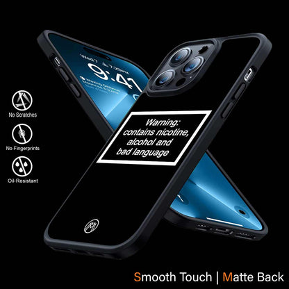 Warning Sign Black Edition Phone Cover | MagSafe Case
