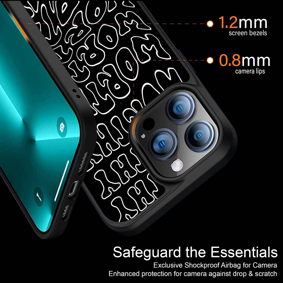 Worthy Black Phone Cover | MagSafe Case