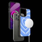 Y2K Blue Hearts Aesthetic Phone Cover | MagSafe Case