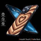 Y2K Brown Hearts Aesthetic Phone Cover | MagSafe Case