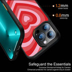 Y2K Red Hearts Aesthetic Phone Cover | MagSafe Case
