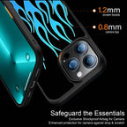 Y2k Blue Flames Phone Cover | MagSafe Case