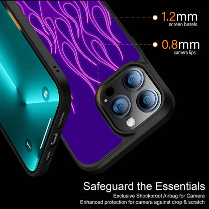 Y2k Magenta Flames Phone Cover | MagSafe Case
