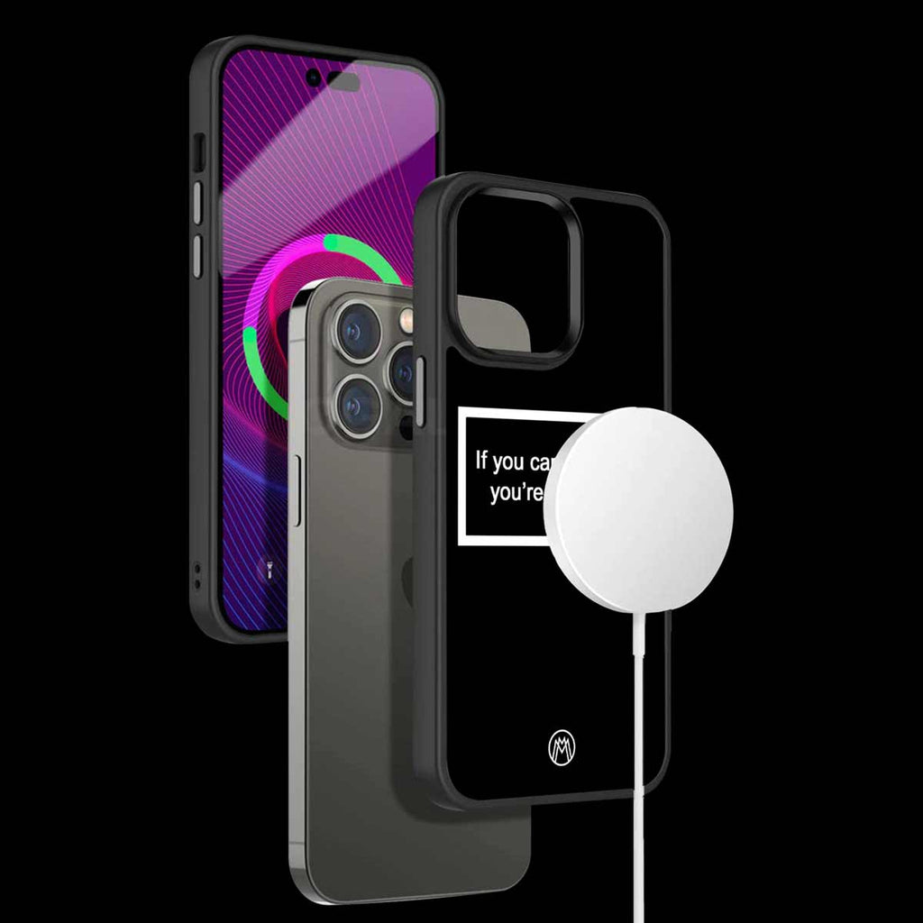 Your Nudes Are Safe With Me Black Phone Cover | MagSafe Case