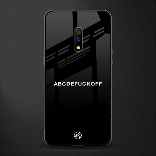 abcdefuckoff glass case for oppo k3 image
