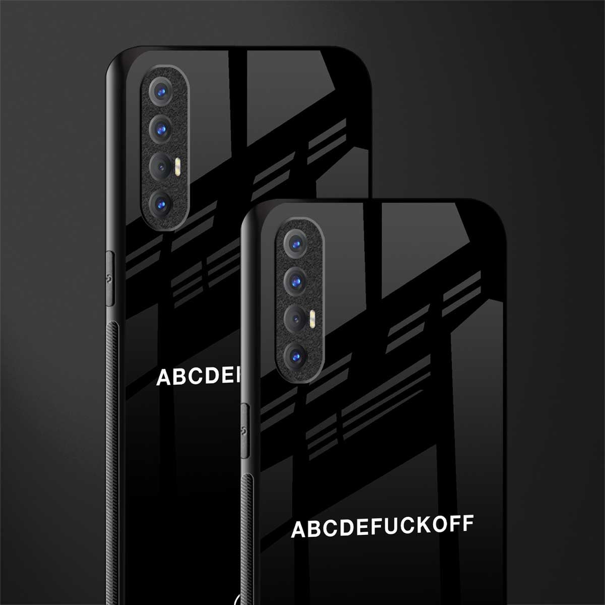 abcdefuckoff glass case for oppo reno 3 pro image-2