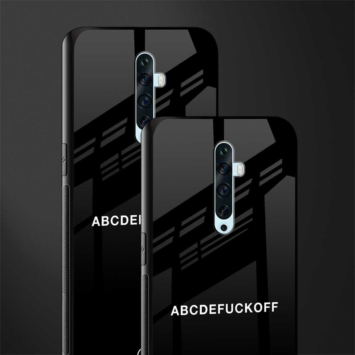 abcdefuckoff glass case for oppo reno 2f image-2