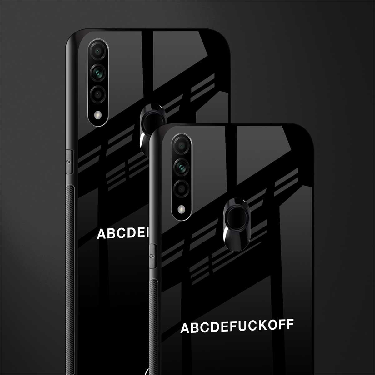 abcdefuckoff glass case for oppo a31 image-2