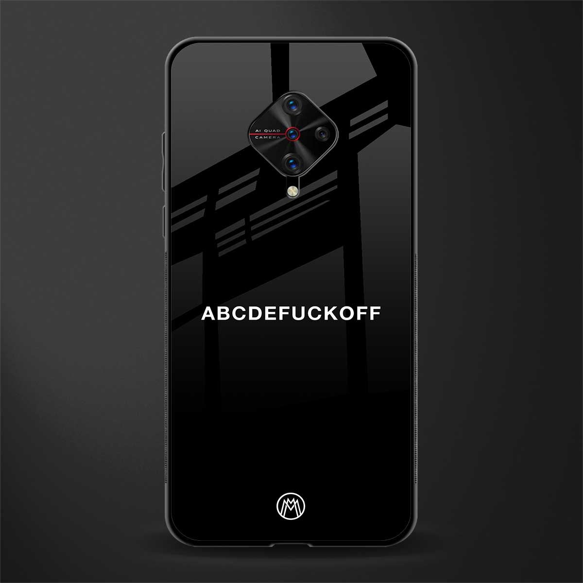 abcdefuckoff glass case for vivo s1 pro image