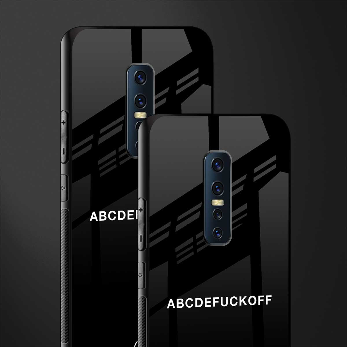 abcdefuckoff glass case for vivo v17 pro image-2