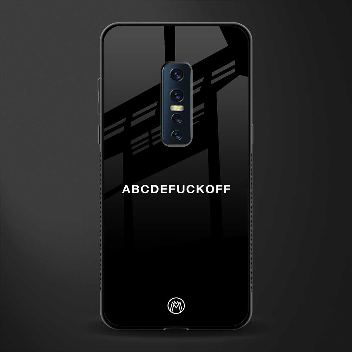 abcdefuckoff glass case for vivo v17 pro image