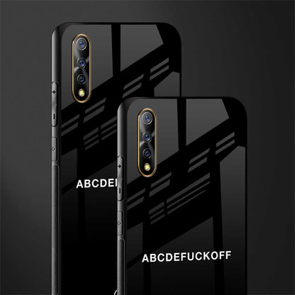 abcdefuckoff glass case for vivo s1 image-2