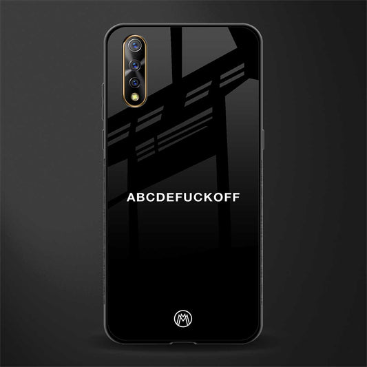 abcdefuckoff glass case for vivo s1 image