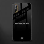 abcdefuckoff glass case for vivo z1x image
