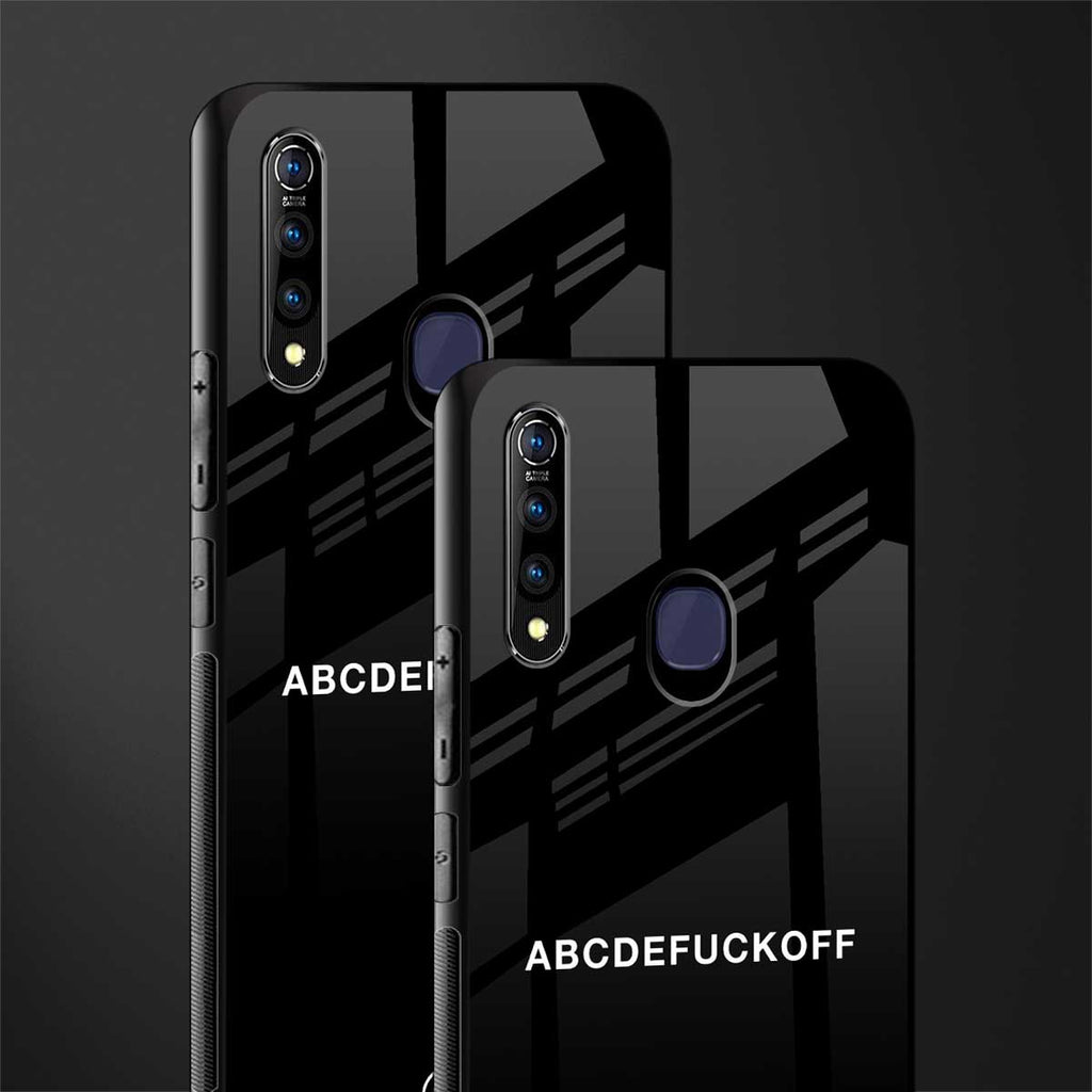 abcdefuckoff glass case for vivo z1 pro image-2