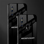 abcdefuckoff glass case for vivo v15 image-2