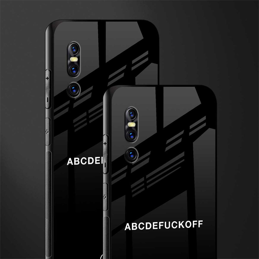 abcdefuckoff glass case for vivo v15 pro image-2