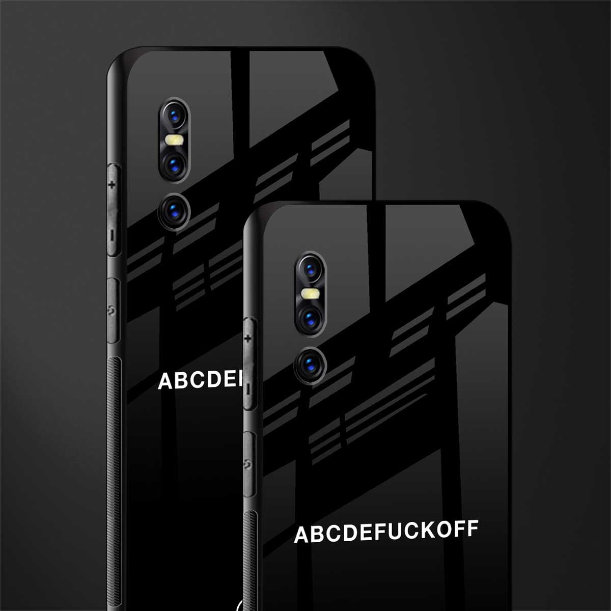 abcdefuckoff glass case for vivo v15 pro image-2