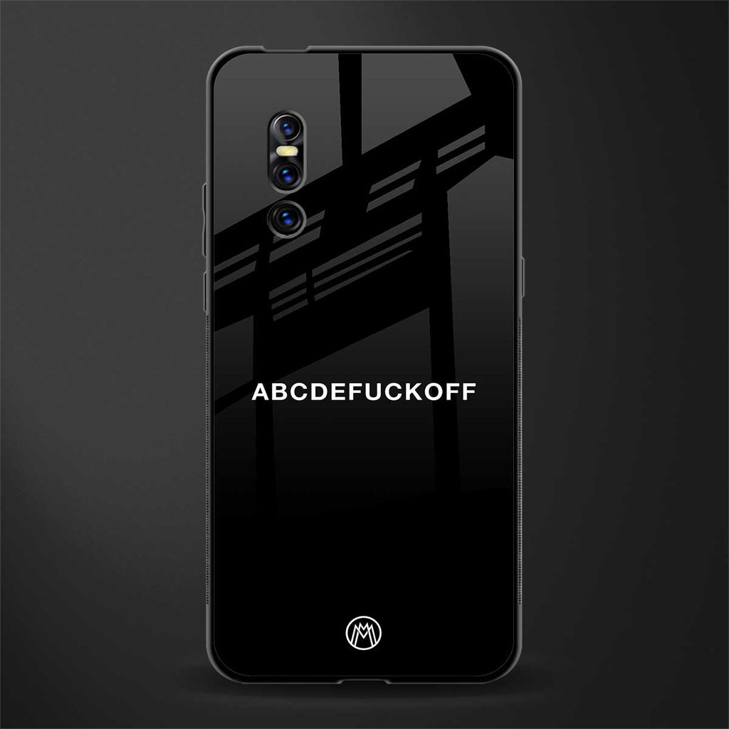 abcdefuckoff glass case for vivo v15 pro image