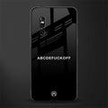 abcdefuckoff glass case for vivo v15 pro image