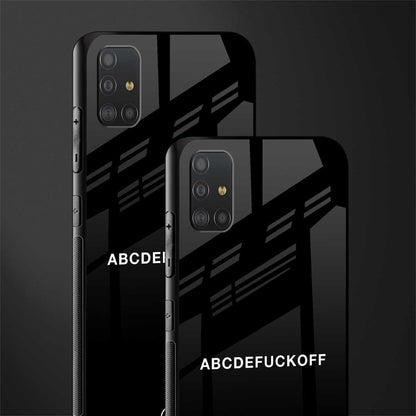 abcdefuckoff glass case for samsung galaxy a51 image-2