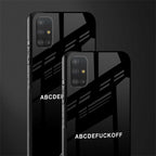 abcdefuckoff glass case for samsung galaxy a51 image-2