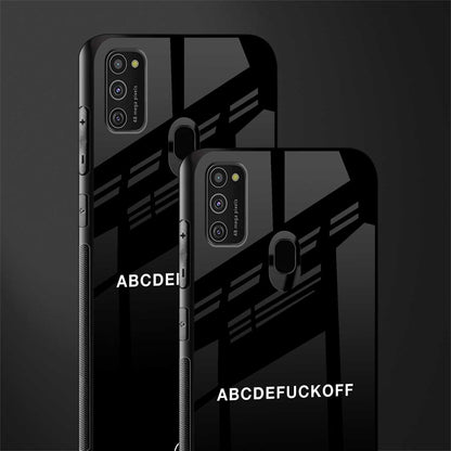 abcdefuckoff glass case for samsung galaxy m21 image-2