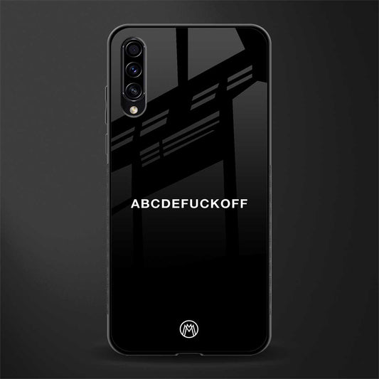 abcdefuckoff glass case for samsung galaxy a50 image