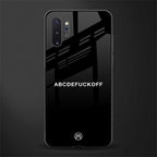 abcdefuckoff glass case for samsung galaxy note 10 plus image
