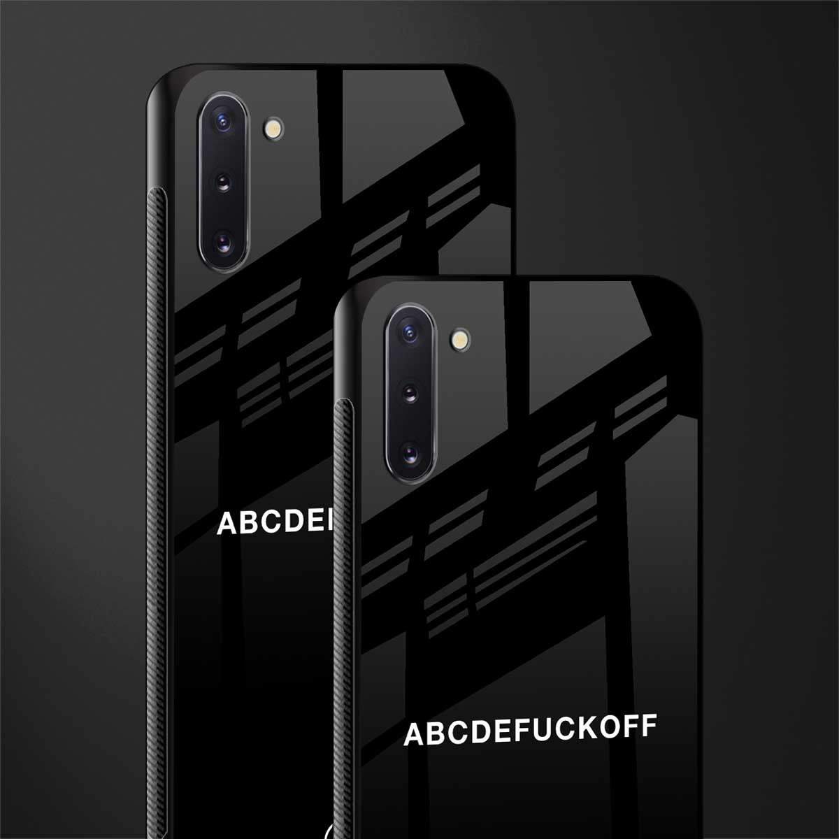 abcdefuckoff glass case for samsung galaxy note 10 image-2