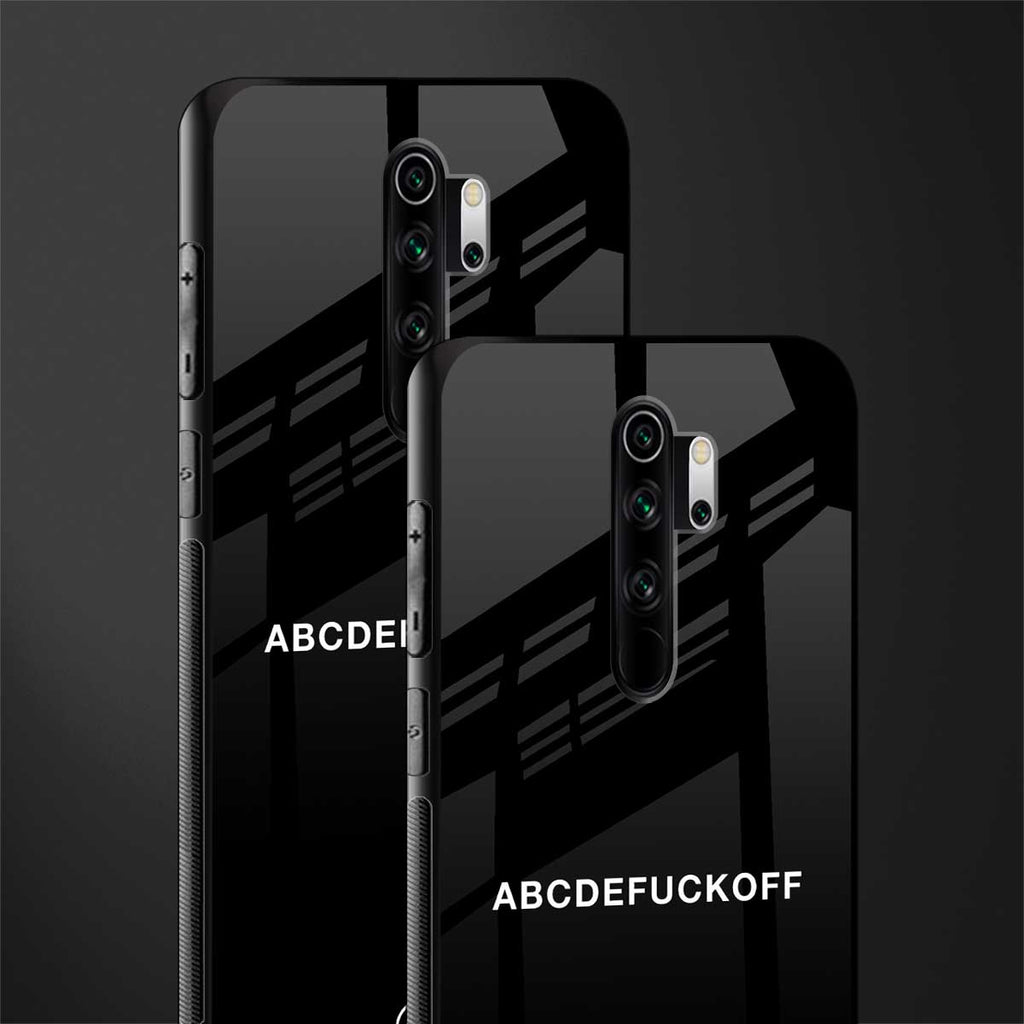 abcdefuckoff glass case for redmi note 8 pro image-2
