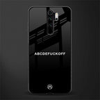 abcdefuckoff glass case for redmi note 8 pro image