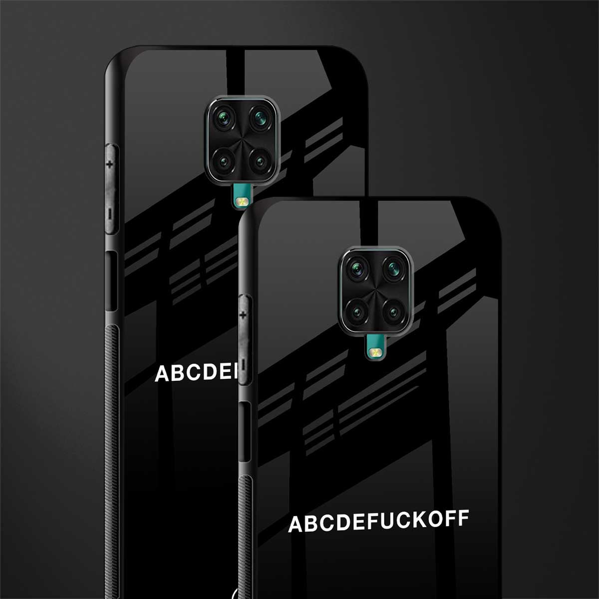 abcdefuckoff glass case for redmi note 9 pro image-2