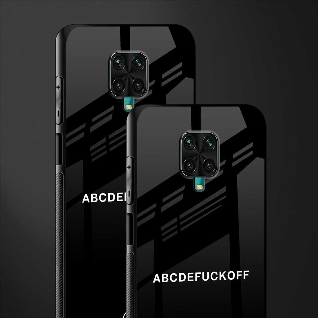 abcdefuckoff glass case for redmi note 9 pro max image-2